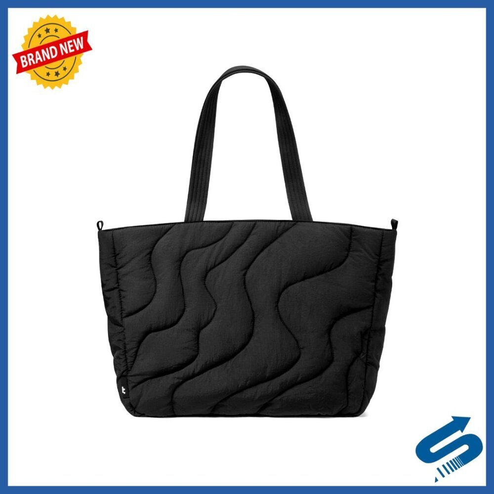 Puffy Laptop Tote Bag Lightweight Puffer Work Tote Large Capacity Office
